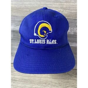 Headmaster St. Louis Rams Snapback Hat Mens Royal Blue NFL Football Vintage Cap
